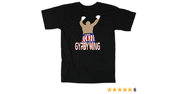 Black Tyson Fury Gypsy King USA T-Shirt 