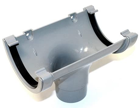 Marshall Tufflex Round Gutter 112mm Running Outlet RWO1 (White)