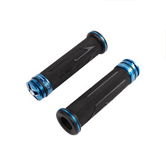 NCY Aluminum Grip Set (Turquoise, 7/8"); Universal