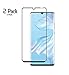 [2 Pack] For Huawei P30 Pro Screen Protector Tempered Glass, Newbel HD [3D Full Coverage][Anti-Scratch][Bubble Free] 9H Hardness Tempered Glass for Huawei P30 Pro (Black)