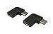 Type-C USB-C USB 3.1 Adapter,CGTime Right & Left Angled 90 Degree Male to Female Type-C Extension Adapter for Laptop & Tablet & Mobile Phone