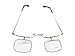 Women Makeup 3.0 x Magnifying Makeup Eye Glasses Make up Glasses Makeup Reading Glasses
