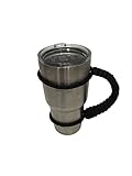 Frozen Trinity Handle Handmade Paracord Yeti 30Oz Tumbler RTIC BOSS (30oz, Black)
