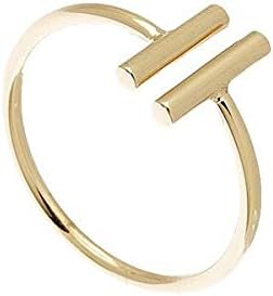 Zag Bijoux Bangle Ring (Yellow Gold)