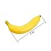 Juvale Set of 6 Individual Fake Fruit Bananas - Artificial Fruit Plastic Bananas for Still Life Paintings, Storefront Decoration, Kitchen Decor, Yellow, 8 x 3.7 x 1.5 Inches