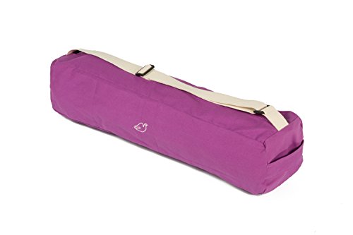 Blue Dove Yoga Chennai Yoga Mat Bag Made from Organic Cotton (Lilac)