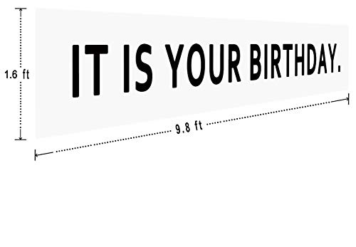 It Is Your Birthday Banner The Office Birthday Party Decorations Office Birthday Party Supplies Dwight Schrute Birthday Decoration 9 8 X 1 6 Feet Pricepulse