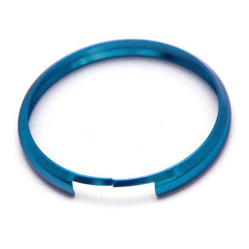iJDMTOY Aqua Teal Finish Smart Key Fob Replacement Ring For 08-up Mini Cooper JCW R55 R56 R57 R58 R59 R60