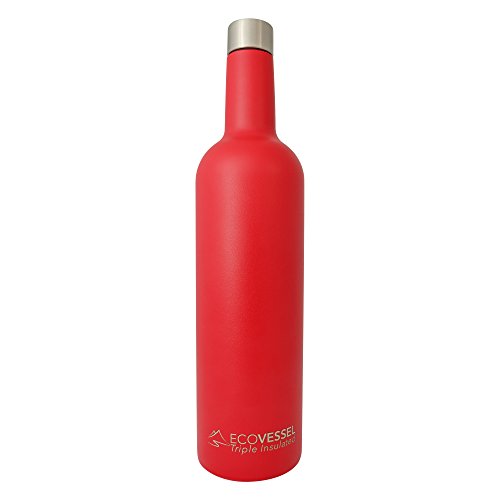 With Silicone Funnel And Cleaning Brush - 25 Ounces - Red
