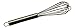 12.5 Inch Balloon Whisk - 18/8 Stainless Steel - 8 Sturdy Wires - Gourmetics Kitchens Cooking Whisk