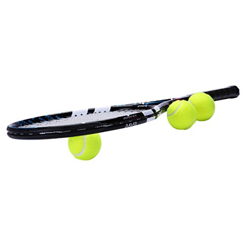 12 Pack Training Tennis Balls-IANONI Great Tennis Balls For Lessons,Practice,Playing With Pets-Closeable Mesh Carrying Bag For Easy Transport And Storage