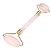 Jade Roller Massager, CHARMINER Anti-Aging Facial Roller Therapy 100% Natural Rose Quartz Slimming Tools for Face Skin Neck Eye Body Massage