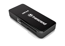 Transcend USB 3.0 SDHC / SDXC / microSDHC / SDXC Card Reader, TS-RDF5K (Black)