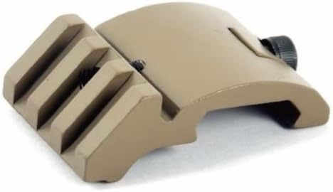 Fastdealz Ultra Low Profile Offset Picatinny Rail Mount 45 Degree 20mm Side FDE DE Dark Earth For Red Dot, Mangifiers, Flashlights AR by Fast Dealz