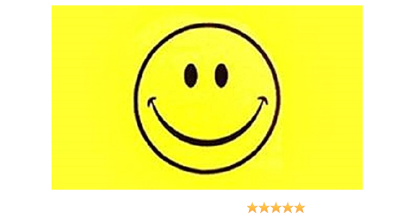 Amazon Com Perfectflags Smiley Face Flag 8ft X 5ft Huge 100 Polyester Metal Eyelets Double Stitched Patio Lawn Garden