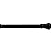 MAYTEX Smart Rods Superior Hold Tension Window Curtain Rod, 18-28-Inch, Black