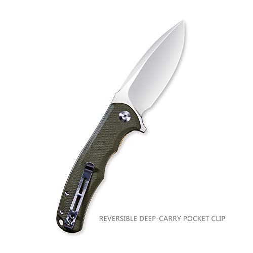CIVIVI Folding Pocket Knives Praxis Flipper Liner Lock Knife, 3.75