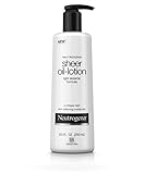 Neutrogena Sheer Oil-Lotion Light Sesame Formula, 8.5 Ounce Pack of 1
