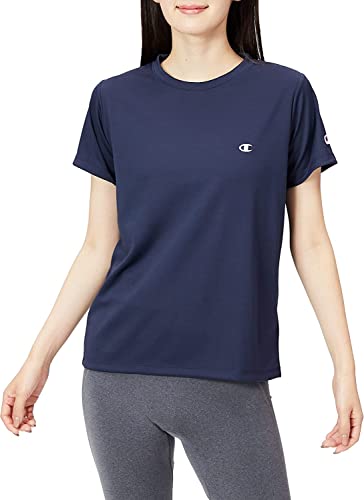 半袖シャツ 丸首 UVカット 吸水速乾 ワンポイントロゴ ショートスリーブドライTシャツ CWSTS301-370-M