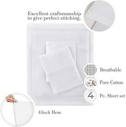 Bunny's Home 1000 Thread Count 4 Piece Sheet Set
