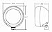 HELLA H15986021 Rubber Housing 4.75