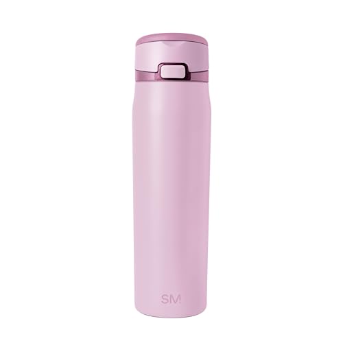 Simple Modern Mesa Loop Trinkflasche mit Strohhalm | Becherhalterfreundliche isolierte Edelstahlflasche für Reisen, Sport und Schule | 710ml | Pink Ch