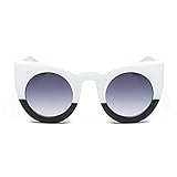 Cat Eye Sunglasses, VESNIBA Women Men Vintage Retro Glasses Unisex Fashion Aviator Mirror Lens Sunglasses (Free, G)