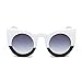 Cat Eye Sunglasses, VESNIBA Women Men Vintage Retro Glasses Unisex Fashion Aviator Mirror Lens Sunglasses (Free, G)