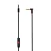 Haoos 3.5mm Replacement Monster Headphone Audio Cable with In-Line Remote, Microphone for Monster NCredible N-Ture, Roc/iSport Freedom, Elements, Monster DNA/DNA PRO/DNA PRO 2.O, DJ, 24K(4.3FT,Black)