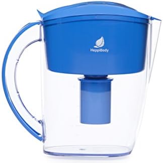 Heppi 3L Alkaline High pH Water Pitcher with 1 Filter (Blue)