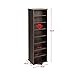 Prepac Two-Sided Spinning Tower Storage Cabinet, Espresso