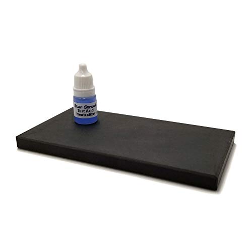 Gold Testing Stone Scratch Test JSP Acids & Neutralizer - Large 6" x 3"