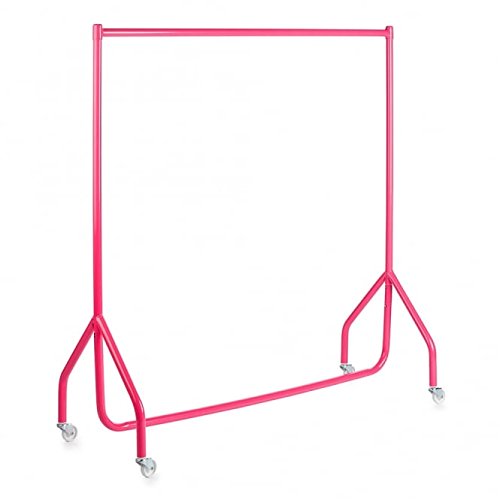 The Shopfitting Shop Pink Childrens Clothes Rail 4ft Long x 4ft High Heavy Duty Junior Kids Garment Rack
