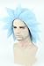 Topcosplay Unisex Halloween Costume Wigs Blue Short Cosplay Wig Party Wigs for Adults or Kids