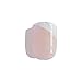 False Nails Bling Art French Fake White Silver Glitter Squoval 24 Medium Tips