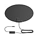 Elecwave EA03 HDTV Antenna, HDTV Antenna 70 Miles Range Indoor Amplified Antenna with High Performance,10 ft Coaxial Cable, Black
