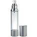 JUVITUS (3 Pack) 1.7 oz Airless Spray Plastic Bottle Silver Matte