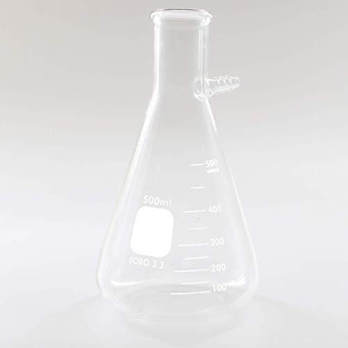 500ml Filter Flask Glass Filtering Flask Heavy Wall Graduated Super