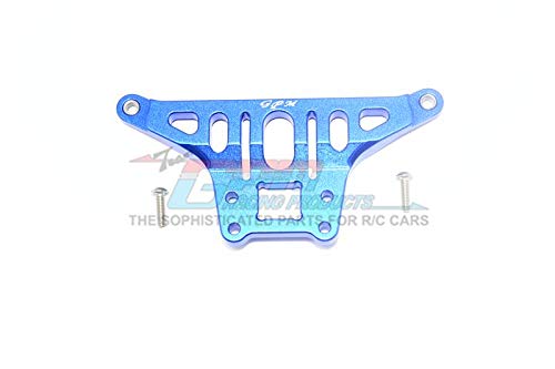 GPM Traxxas Unlimited Desert Racer 4X4 (#85076-4) Upgrade Parts Aluminum Thickened Front Upper Arm Stabilizer - 1Pc Set Blue