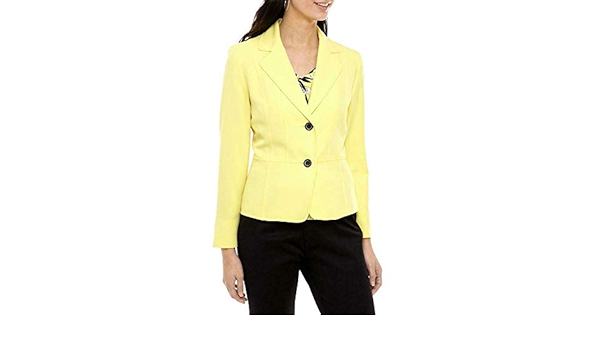 kasper yellow blazer