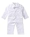 Booulfi Baptism Outfits for Boys Baby Boy Outfits Christening Gifts White Suits with Dress Shirt Pants (White-#045, 3-6 Months)