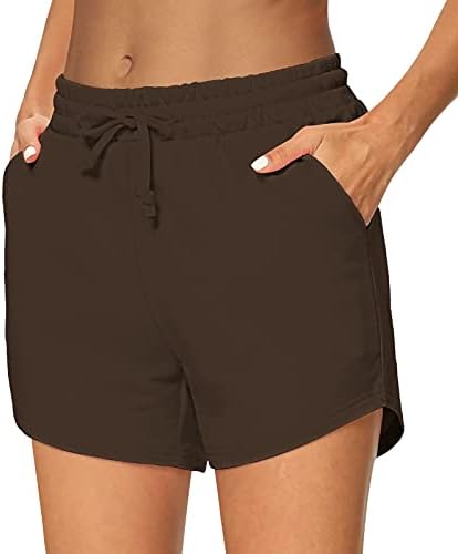 Sarin Mathews Womens Yoga Shorts Comfy 