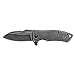 Kershaw Spline Folding Knife (3450BW); 8Cr13MoV Stainless Steel, Blackwash Finish, SpeedSafe Assisted Open, Reversible Deep Carry Clip, Frame Lock; 4.4 oz., 2.9 in. Blade, 6.8 in. Overall Length