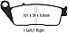 EBC Brakes British Made Semi-Sintered V-Pads FA196V to Fit BUELL,INDIAN,HONDA,LYNDALL BRAKE CALIPERS,LEXMOTO,TRIUMPH HINCKLEY PRODUCED MACHINES,KAWASAKI,VICTORY,SUZUKI,YAMAHA