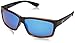 Costa Del Mar Mens Cut Rectangular Sunglasses, Coconut Fade/Grey Blue Mirrored Polarized-580G, 60 mm