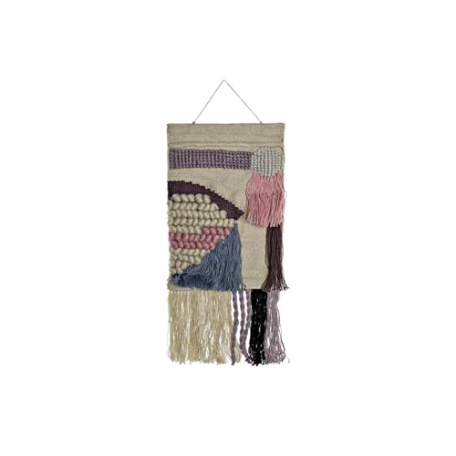 TAPIZ YUTE ALGODON 45X2X115 FLECOS MULTICOLOR