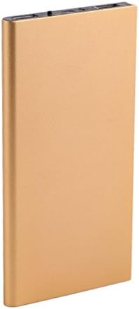 Ultra Slim High Capacity 50000mAh Dual USB Ports Portable External Power Bank Charger for iPhone 6 6s Plus 5s 5se Samsung Galaxy S7 S6 S5 HTC (Gold)