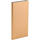 Ultra Slim High Capacity 12000mAh Dual USB Ports Portable External Power Bank Charger for iPhone 6 6s Plus 5s 5se Samsung Galaxy S7 S6 S5 HTC (Gold)