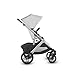 UPPAbaby 2018 Vista Stroller -Bryce (White Marl/Silver/Chestnut Leather)