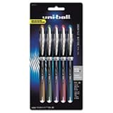 uni-ball 1832410 VISION ELITE BLX Series Rollerball Pen .5 mm Assorted 5/ST